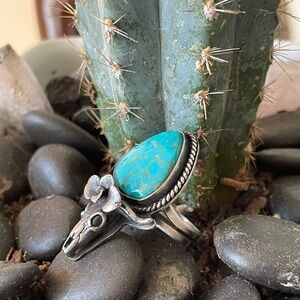 Beautiful ring hand made in sterling silver size 8.